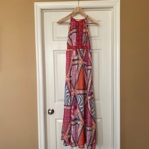 H&M multicolored beaded dress, size 4.